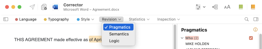 Accessing the pragmatics filter