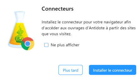 Installer le connecteur
