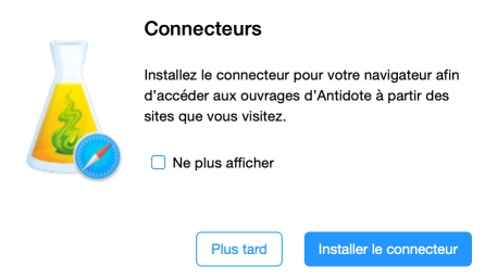 Installer le connecteur