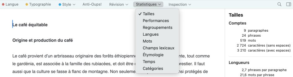 Prisme des statistiques