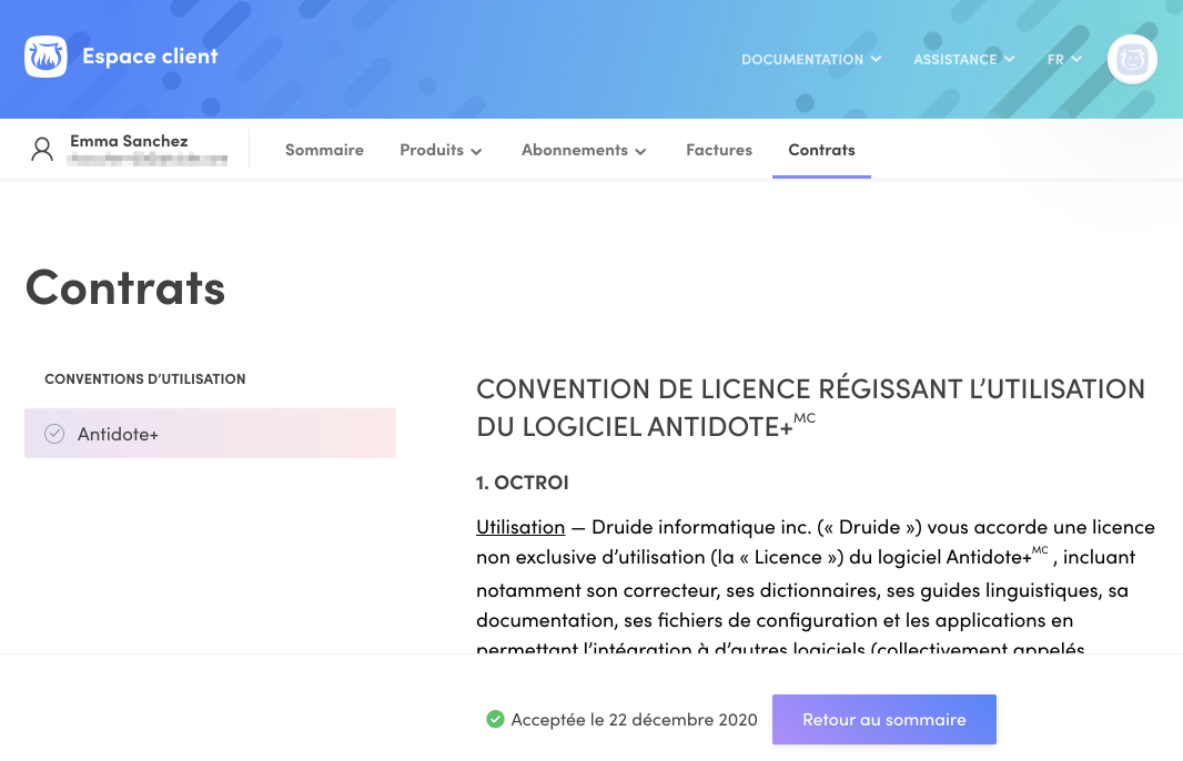 Contrats