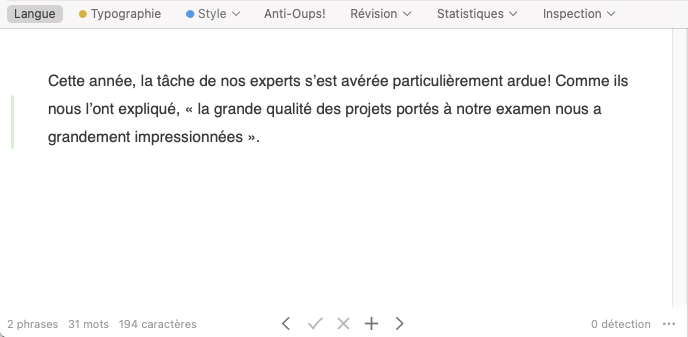 Signalement des dialogues la marge
